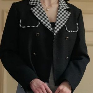 Classic vest collar jacket